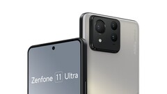 Un rendu du Zenfone 11 Ultra. (Source : evleaks)