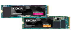 Les nouveaux SSD EXCERIA. (Source : Kioxia) 