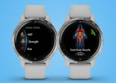 Le Venu 2 et le Venu 2S ont reçu des corrections et des améliorations mineures avec la version bêta 15.08. (Image source : Garmin)