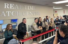 Le département du shérif inaugure le centre de surveillance en temps réel de Los Angeles, équipé de caméras fonctionnant 24 heures sur 24 et 7 jours sur 7. (Source de l'image : ASM Jacqui Irwin sur X)