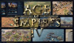 Les captures d'écran d'Age of Empires IV qui ont fait l'objet d'une fuite montrent diverses civilisations se préparant à la bataille. (Image source : Steam/Relic - édité)