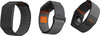 La version gris/noir de l'Amazfit Helio Strap. (Source de l'image : PR Times)
