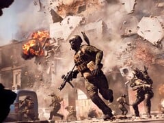 Un bâtiment qui explose dans Battlefield 6 (Image Source : EA)