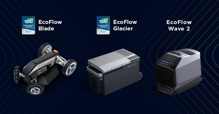 L'EcoFlow Blade, Glacier et Wave 2 (Image source : EcoFlow)