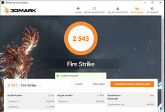 Fire Strike (Mode bureau, alimentation par batterie)