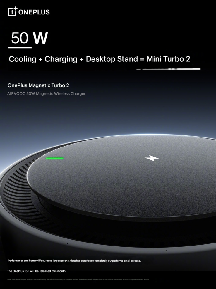 Le nouveau chargeur sans fil OnePlus Magnetic Turbo 2 50W