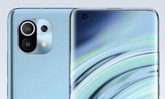 On pense que le Xiaomi Mi 11 est doté d'un boîtier de caméra de forme carrée distincte contenant un grand objectif principal. (Source de l'image : @BenGeskin)