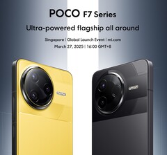 La série Poco F7 sera lancée le 27 mars. (Source de l&#039;image : Xiaomi)