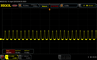 PWM : 20 % de luminosité (240 Hz)