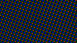 Structure des sous-pixels (écran principal)
