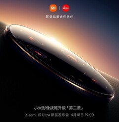 Le Xiaomi 13 Ultra s&#039;annonce comme un appareil photo puissant (Source : Xiaomi)