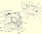 Poignée de refroidissement active pour les appareils photo sans miroir de Canon (Image Source : Japan Patent Platform)