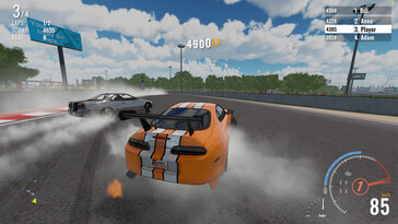 Dans l'image : Une capture d'écran de First Racer.