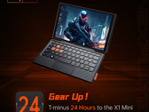 L'ONEXPLAYER X1 Mini peut être utilisé comme un grand ordinateur de poche de jeu ou comme un mini-ordinateur portable. (Source de l'image : One-Netbook)