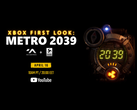 Une affiche annonçant la date de dévoilement de Metro 2039