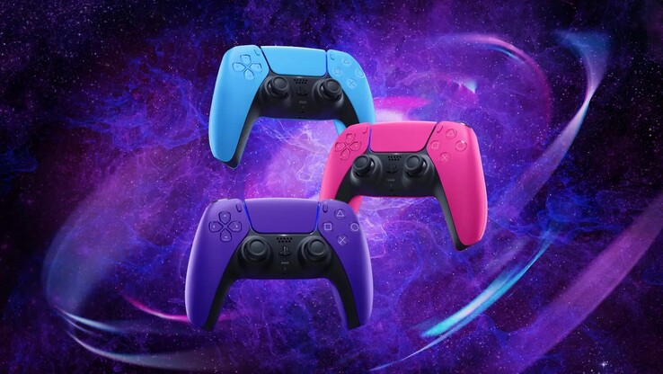 Nouvelles variantes de couleurs DualSense (image via Sony)