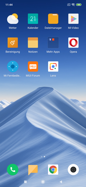 Xiaomi Mi 9 - Écran d'accueil par défaut.