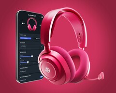L&#039;Arctis Nova 7 Gen 2 est disponible en blanc, noir et rose (Source de l&#039;image : SteelSeries, édité)