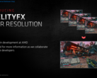La "Gaming Super Resolution" d'AMD pourrait offrir aux joueurs de Radeon une alternative pour atténuer le coût de l'activation du ray-tracing (Image source : AMD)