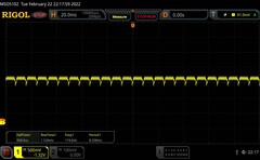 PWM à 25% de la luminosité de l'écran