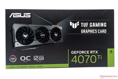 Asus TUF Gaming GeForce RTX 4070 Ti au prix de 850 $US (Source : Notebookcheck)