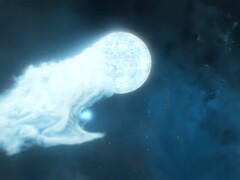 Image conceptuelle du trou noir dévorant l'étoile (Source de l'image : vidéo de la NASA via YouTube ; capture d'écran éditée)