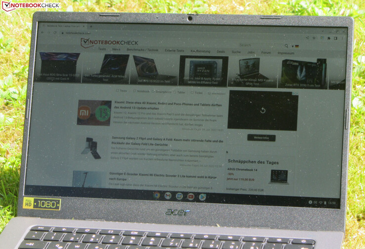 Le site Chromebook en plein air.