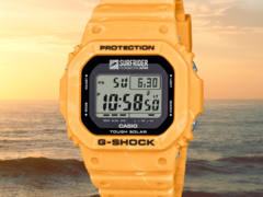 La nouvelle montre Casio G-Shock x Surfrider Foundation Japan (photo) sera bientôt commercialisée dans d&#039;autres pays européens. (Source de l&#039;image : Casio, édité)