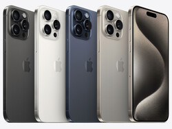 Apple Variantes de couleurs de l'iPhone 15 Pro Max (image : Apple)