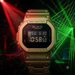 Le modèle Casio G-Shock DW-5600BEP-9 issu de la collaboration avec BlackEyePatch