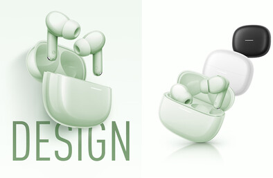 Design et options de couleur des oreillettes