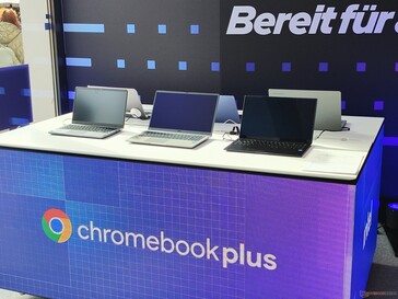 Chromebooks dans l'Intel Experience Store (image source : Benjamin Herzig)