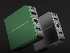 Le Power Hub PH1 de Kwumsy dispose de six sorties, notamment des ports USB-C de 65 W et HDMI 4K. (Image source : Kwumsy)