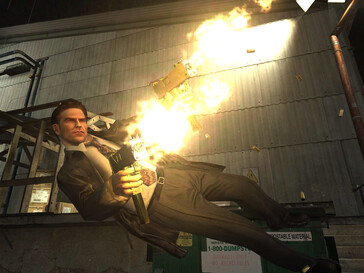 En photo : Une capture d'écran de Max Payne 2 : La chute de Max Payne.
