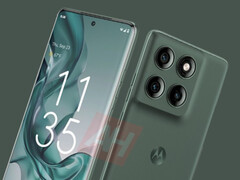 Le Edge 70 ressemble beaucoup aux autres smartphones récents de la série Edge de Motorola. (Source de l&#039;image : Android Headlines)
