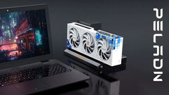 La Peladn Link S-2 a un design similaire à celui de la Link S-1, mais au lieu de Thunderbolt, elle possède un port OCuLink (Source de l'image : Peladn - édité)