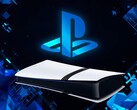 Bannière pour la console PS5 Pro avec le logo PlayStation affiché