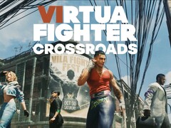 Illustration promotionnelle pour Virtua Fighter Crossroads