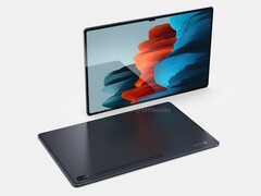 La Galaxy Tab S8 Ultra ne sera pas le seul membre de la série Tab S8 avec un SoC Snapdragon 8 Gen1. (Image source : OnLeaks & 91mobiles)