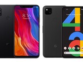 Pour cette ROM personnalisée, le Xiaomi Mi 8 devra s'habiller comme un Google Pixel 4a. (Source de l'image : Xiaomi/Google - édité)