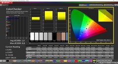 CalMAN ColorChecker calibré