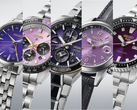 De gauche à droite, sur la photo : Seiko Presage HCB006J1, Prospex HBJ005, Astron HAB011J1, Alpinist HBC006J1 et 5 Sports HDB003.