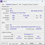 CPU-Z Carte mère