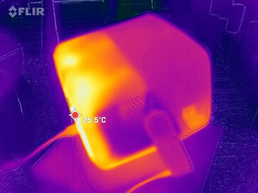 Les côtés restent froids à une température maximale de 25 °C