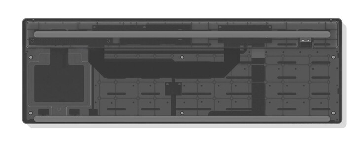 Le clavier a une conception modulaire typique de Framework.