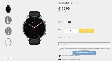 Huami Amazfit GTR 2. (Image source: Amazfit.shop)