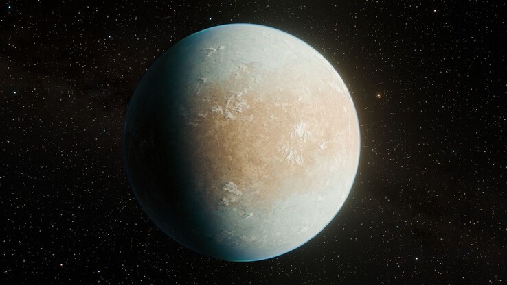 Illustration d'artiste montrant l'exoplanète HD 137010 b.