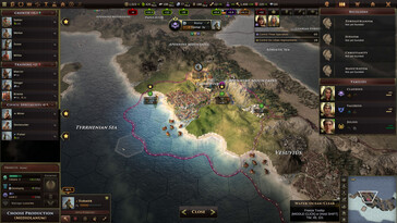 Sur l’image : une capture d’écran du gameplay d’Old World.