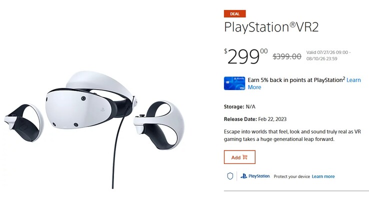 Le PSVR 2 est proposé avec une réduction de 100 $. 