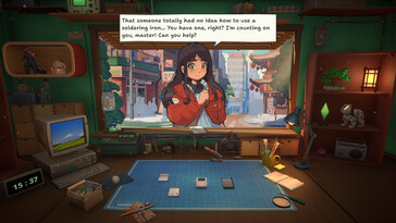 Photo : une capture d'écran du jeu ReStory : Chill Electronics Repairs.